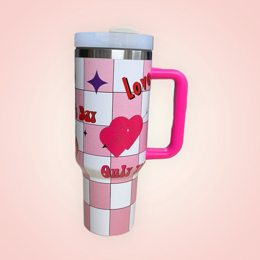 40 oz Tumbler- Valentine’s Day